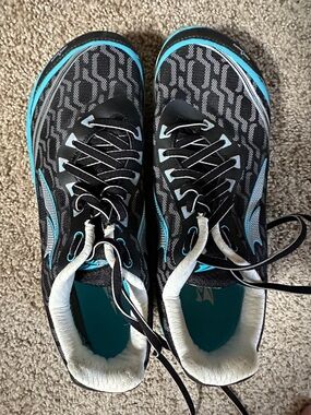 Altra Black and Blue Athletic Shoes